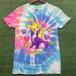 Lisa Frank Tie Dye Shirt Cat Women’s Size S